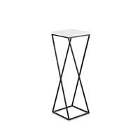 Howhomely Flower Stand Loft White 70 cm - tabouret à fleurs, colonne à fleurs moderne