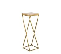 Howhomely Flower Stand Metal Gold 70 cm - tabouret à fleurs, colonne à fleurs moderne