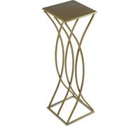 Howhomely Flower Stand Metal Gold 75 cm - tabouret à fleurs, colonne à fleurs moderne