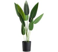 HowHomely | Jardinière Azalea, Béton noir - 22 cm - Pots de fleurs, Moderne, Résistant aux intempéries, avec soucoupe