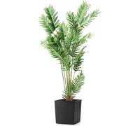 HowHomely | Jardinière - Riflo - 30x30 cm - Noir - Design élégant - Résistant aux intempéries et matériau recyclé