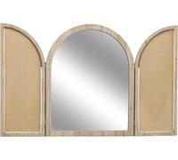 HowHomely miroir mural beige miroir déco rétro