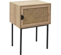 HowHomely | Nachttisch - 55 cm - avec façade en rotin