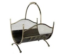 Howhomely Panier à bois Criss Gold Classic