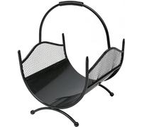 Howhomely Panier en bois Criss Metal Noir