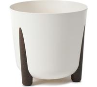 Howhomely Pot de fleurs 28 cm de hauteur - Pot de fleurs Creamy - plastique