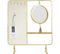 HowHomely Présentoir à bijoux avec miroir Organisateur de bijoux