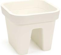 HowHomely rampe pot de fleurs Lys crème plastique 24 cm x 29 cm x 29 cm Décoration