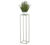 HowHomely Support de fleurs en métal vert - 100 cm de haut - Solide et robuste - Support de plantes pour la décoration dans le salon, la chambre à coucher ou le bureau