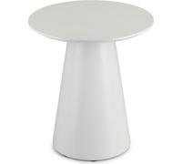HowHomely Table basse MILAN - Stylé et fonctionnel Blanc 45 cm