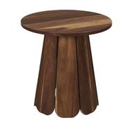 HowHomely Table d'appoint décorative en bois - Table de salon moderne - 45 x 45 x 45 cm - Design scandinave - Décoration de style naturel