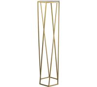 Howhomely Tabouret de fleurs en métal doré 100 cm - flower stand, flower column tall