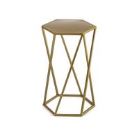 Howhomely Tabouret de fleurs en métal doré 40 cm - flower stand, flower column modern