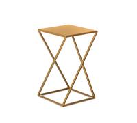 Howhomely Tabouret de fleurs en métal doré 40 cm - flower stand, flower column modern