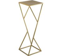 Howhomely Tabouret de fleurs en métal doré 70 cm - flower stand, flower column modern