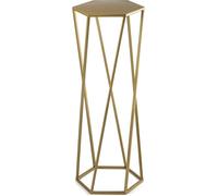 Howhomely Tabouret de fleurs en métal doré 70 cm - flower stand, flower column tall
