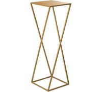 Howhomely Tabouret de fleurs en métal doré 70 cm - flower stand, flower column tall