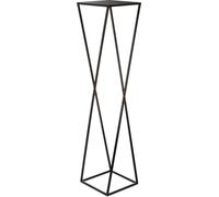 Howhomely Tabouret de fleurs en métal noir 100 cm - flower stand, flower column tall