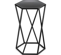 Howhomely Tabouret de fleurs en métal noir 40 cm - flower stand, flower column modern