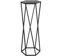 Howhomely Tabouret de fleurs en métal noir 70 cm - flower stand, flower column tall
