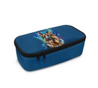 Howilath Grande trousse à crayons pour enfants - Grande capacité - Pour étudiants - Pour l'école secondaire/primaire, Berger allemand, 10.24"*4.49"*3.15, Cartable