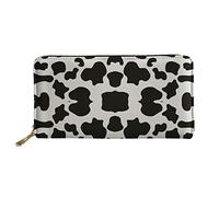 Howilath Portefeuille imperméable pour femme avec imprimé fantaisie, vache, moyen, Moderne.