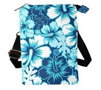 Howilath Sac à bandoulière tendance pour femme, petit sac à bandoulière portable pour le shopping, les voyages, pochette décontractée pour téléphone portable, Motif floral hibiscus