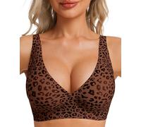 HOWIN Soutien Gorge sans Armature Comfit Brassiere Plongeant Femme | Push Up, Soutien Gorge Gel, Confort, Rembourré, Classiques, Quotidien, Fermeture Dos, Corbeille, Doux, Pigeonnant, Jelly Bra