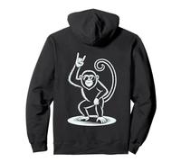Howler Monkey Punk Rock Rocker Heavy Metal Sweat à Capuche