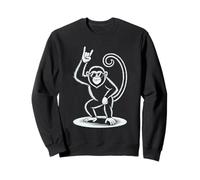 Howler Monkey Punk Rock Rocker Heavy Metal Sweatshirt