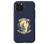 Howlin All Night Long Wolf Lover Night T-Shirt Animal Coque pour iPhone 11 Pro