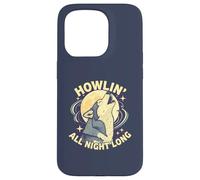Howlin All Night Long Wolf Lover Night T-Shirt Animal Coque pour iPhone 15 Pro