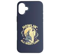 Howlin All Night Long Wolf Lover Night T-Shirt Animal Coque pour iPhone 16 Plus