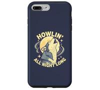 Howlin All Night Long Wolf Lover Night T-Shirt Animal Coque pour iPhone 7 Plus/8 Plus