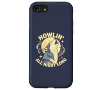Howlin All Night Long Wolf Lover Night T-Shirt Animal Coque pour iPhone SE (2020) / 7/8