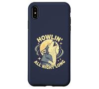 Howlin All Night Long Wolf Lover Night T-Shirt Animal Coque pour iPhone XS Max