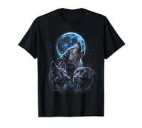 Howling At The Moon Wolves Bootleg Funny T-Shirt