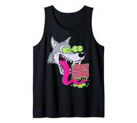 Howling Wolf Retro Biker Lowbrow Wolves Rockabilly 50s Débardeur