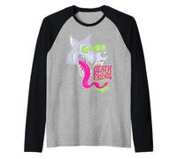 Howling Wolf Retro Biker Lowbrow Wolves Rockabilly 50s Manche Raglan