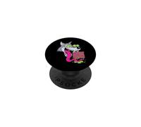 Howling Wolf Retro Biker Lowbrow Wolves Rockabilly 50s PopSockets PopGrip Adhésif