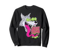 Howling Wolf Retro Biker Lowbrow Wolves Rockabilly 50s Sweatshirt