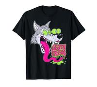 Howling Wolf Retro Biker Lowbrow Wolves Rockabilly 50s T-Shirt