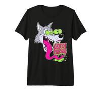 Howling Wolf Retro Biker Lowbrow Wolves Rockabilly 50s T-Shirt Haut de Gamme