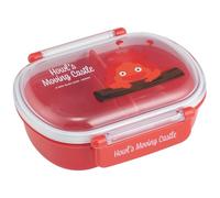 Howl's Moving Castle Boîte à déjeuner Bento (425,2 g) - Joli sac de transport avec couvercle de verrouillage sécurisé à 2 points - Design japonais authentique - Durable, micro-ondes - Calcifer