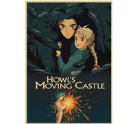 Poster et affiche GENERIQUE Howl's Moving Castle Poster Studio Ghibli - 42 x 30 cm (Style 09)