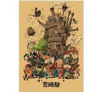 Howl's Moving Castle Poster Studio Ghibli - 42 x 30 cm (Style 15)