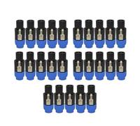 Howonder speakon connecteur, connecteur nl4 compatible avec speakon nl4mpr, nl4fc, na4lj, nl4mp, nl4fx, séries nl4 et nl2, nl2fc (paquet de 25)