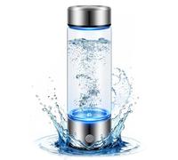 HOWSYKI Générateur de bouteille d'eau à hydrogène à haute concentration, jusqu'à 4 000 PPB, avec technologie SPE/PEM, portable rechargeable par USB pour la maison, le bureau, les voyages, la remise en