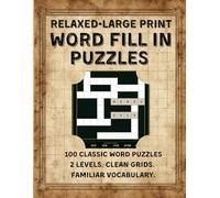 HowWords Classic XL Volume 10 - Large Print Word Fill-In Puzzles for Adults: 100 Word Placement Brain Games in Large Print | 8.5 x 11 | Two Difficulty Levels | No Clues, No Trivia - Pure Word Logic