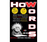 HOWWORDS: DEVIOUS EDITION.: The Word Logic Puzzle Book for Adults Who Think They're Smart | 101 Crossword-Style Brain Games with Missing Words, Letter Tiles & 7 Difficulty Levels
